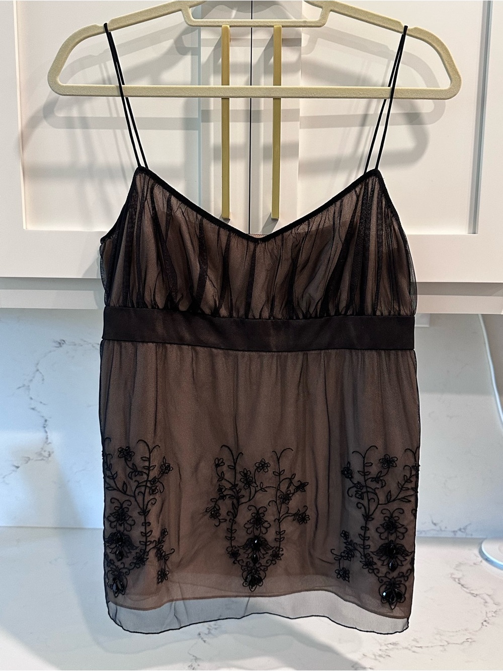 Gorgeous camisole, Beaded detail